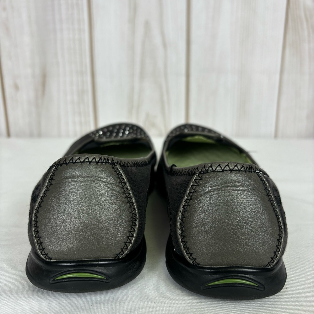 Earth Shoes Vegan Slip On Comfort Loafers Canvas Casual Flats Black Size 6 - Picture 7 of 14